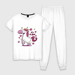 Женская пижама Girl unicorn
