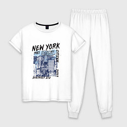 Женская пижама New York Нью-Йорк