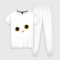 Женская пижама Милый черный котик