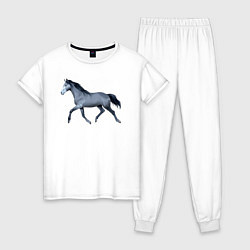 Женская пижама Голштинская лошадь