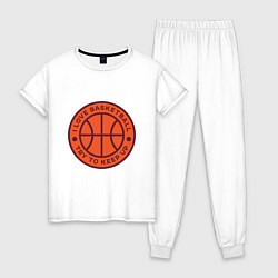 Женская пижама Love basketball
