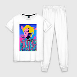 Женская пижама Andy Warhol - self-portrait - pop art
