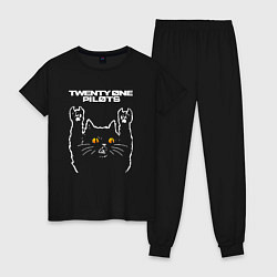 Женская пижама Twenty One Pilots rock cat