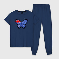 Женская пижама Австралия бабочка