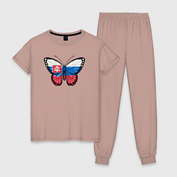 Женская пижама Словакия бабочка