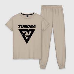 Женская пижама Tundra esports logo