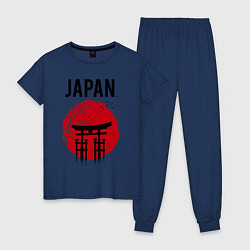 Женская пижама Japan red sun