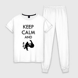 Женская пижама Keep calm and judo