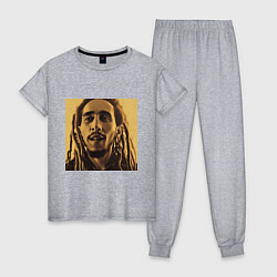 Женская пижама Сепия Арт Боб Марли