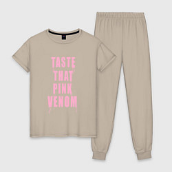 Женская пижама Tasty that pink venom - blackpink
