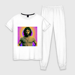 Женская пижама Jim Morrison Galo Glitch Art