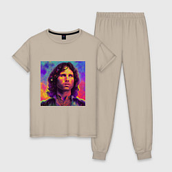 Женская пижама Jim Morrison Strange colors Art