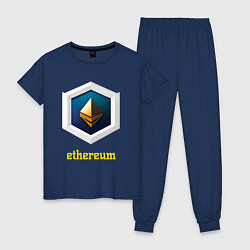 Женская пижама Логотип Ethereum