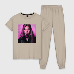 Женская пижама Blackpink Jennie аниме рисунок