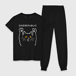 Женская пижама OneRepublic rock cat