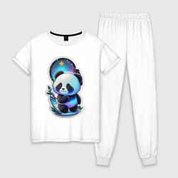 Женская пижама Стикер: милый панда