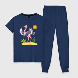 Женская пижама Солнечный страус