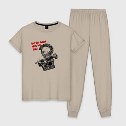 Женская пижама Призрак ходит по Европе