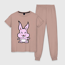 Женская пижама Счастливый кролик