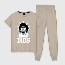 Женская пижама Dios Diego Maradona