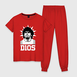 Женская пижама Dios Diego Maradona