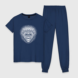 Женская пижама Морда детеныша гориллы