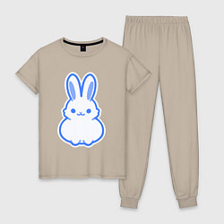 Женская пижама White bunny