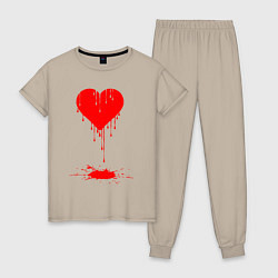 Женская пижама Bloody heart