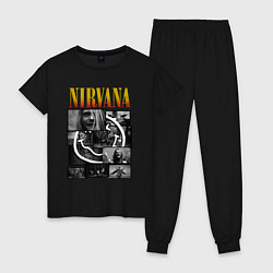 Женская пижама Nirvana kurt krist dave