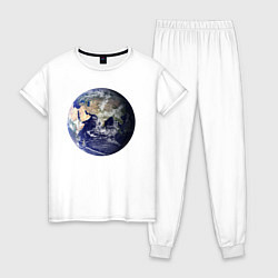 Женская пижама Наша планета земля