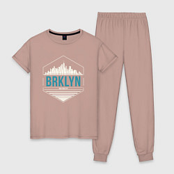 Женская пижама Brooklyn city