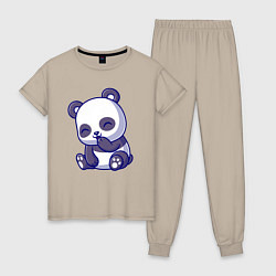Женская пижама Смеющаяся панда