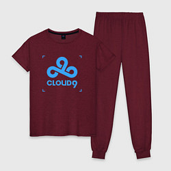 Женская пижама Cloud9 - tecnic blue