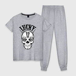 Женская пижама Lucky skull