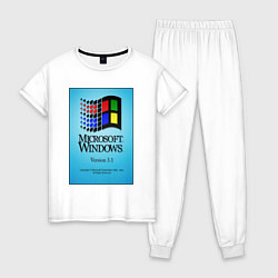 Женская пижама Windows 3