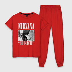 Женская пижама Nirvana bleach black album