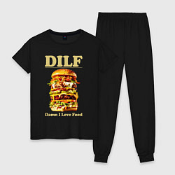 Женская пижама DILF damn I love foods