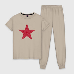 Женская пижама USSR red star