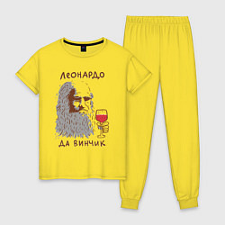 Женская пижама Леонардо да винчик