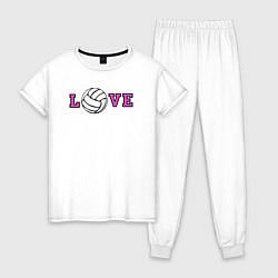 Женская пижама Love volley