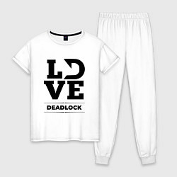 Женская пижама Deadlock love classic