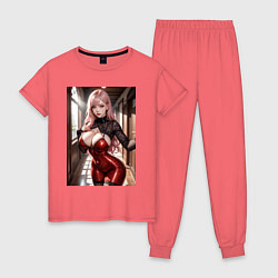 Женская пижама Девушка в коридоре