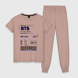 Женская пижама Bts ticket