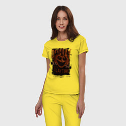 Пижама хлопковая женская Пеклопёс DogDay из Poppy Playtime, цвет: желтый — фото 2