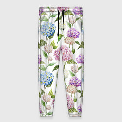 Женские брюки Цветы и бабочки 4