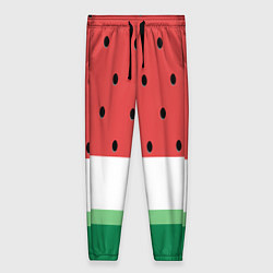 Брюки женские Сочный арбуз, цвет: 3D-принт