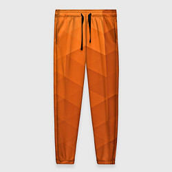 Брюки женские Orange abstraction, цвет: 3D-принт