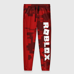 Брюки женские ROBLOX: Red Camo, цвет: 3D-принт