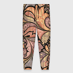 Брюки женские Дудл узоры, цвет: 3D-принт