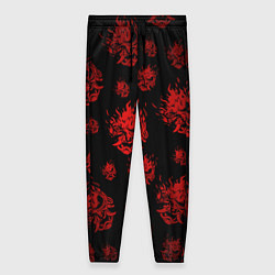 Женские брюки Samurai pattern - красный